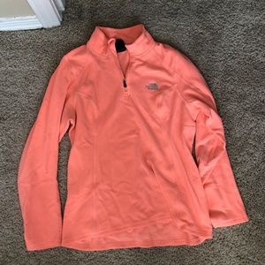 Pink North Face Pullover